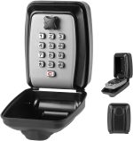 No-Drill Key Lock Box – Wall-Mounted with Password Lock