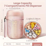 Large Pill Organizer with 7 Large Compartments - Image 8