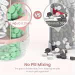 Large Pill Organizer with 7 Large Compartments - Image 3