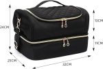 Portable Dual-Layer Lipstick Nail Polish Cosmetic Storage Bag - Image 3