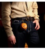 Full Leather Coin Purse Key Chain Handmade Earphone Bag ﻿ - Image 9