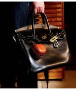 Full Leather Coin Purse Key Chain Handmade Earphone Bag ﻿ - Image 3