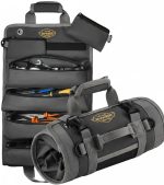 Heavy Duty Small Motorcycle Tool Roll Bag Organizer Portable Rollup - Image 9